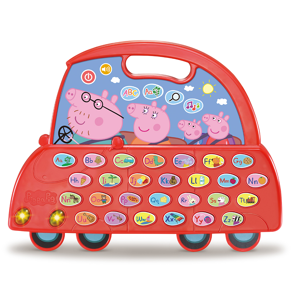 Peppa pig coche online rojo